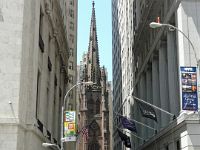 Wall Street vers Trinity Church P1030030